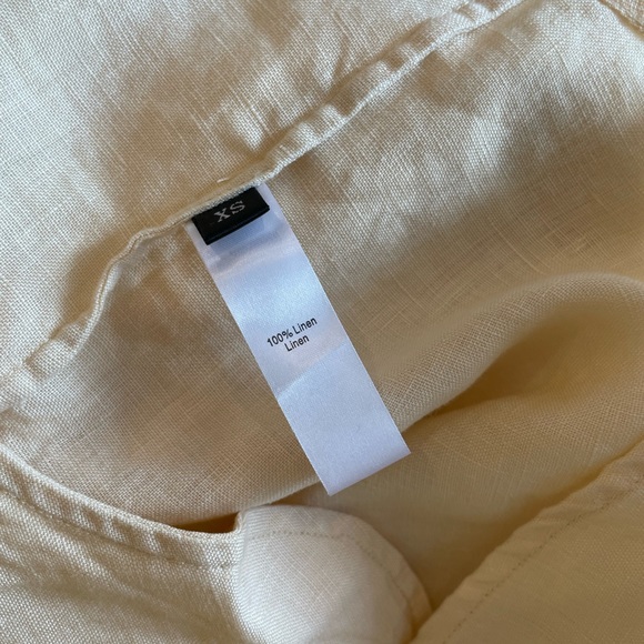 2022 spring Marissa Webb pax linen henley tunic Dress with obi belt - Picture 12 of 14